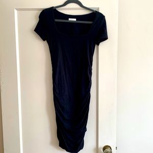 Kookai Australia Black Ruched T Shirt Dress